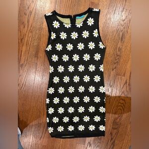 Alice + Olivia Black Daisy Mini Dress, anticipated XS, EUC
